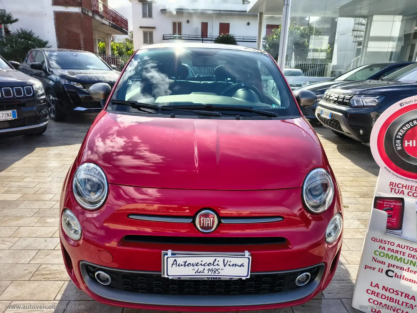Fiat 500 1.0 Hybrid SPORT Rosso - 2