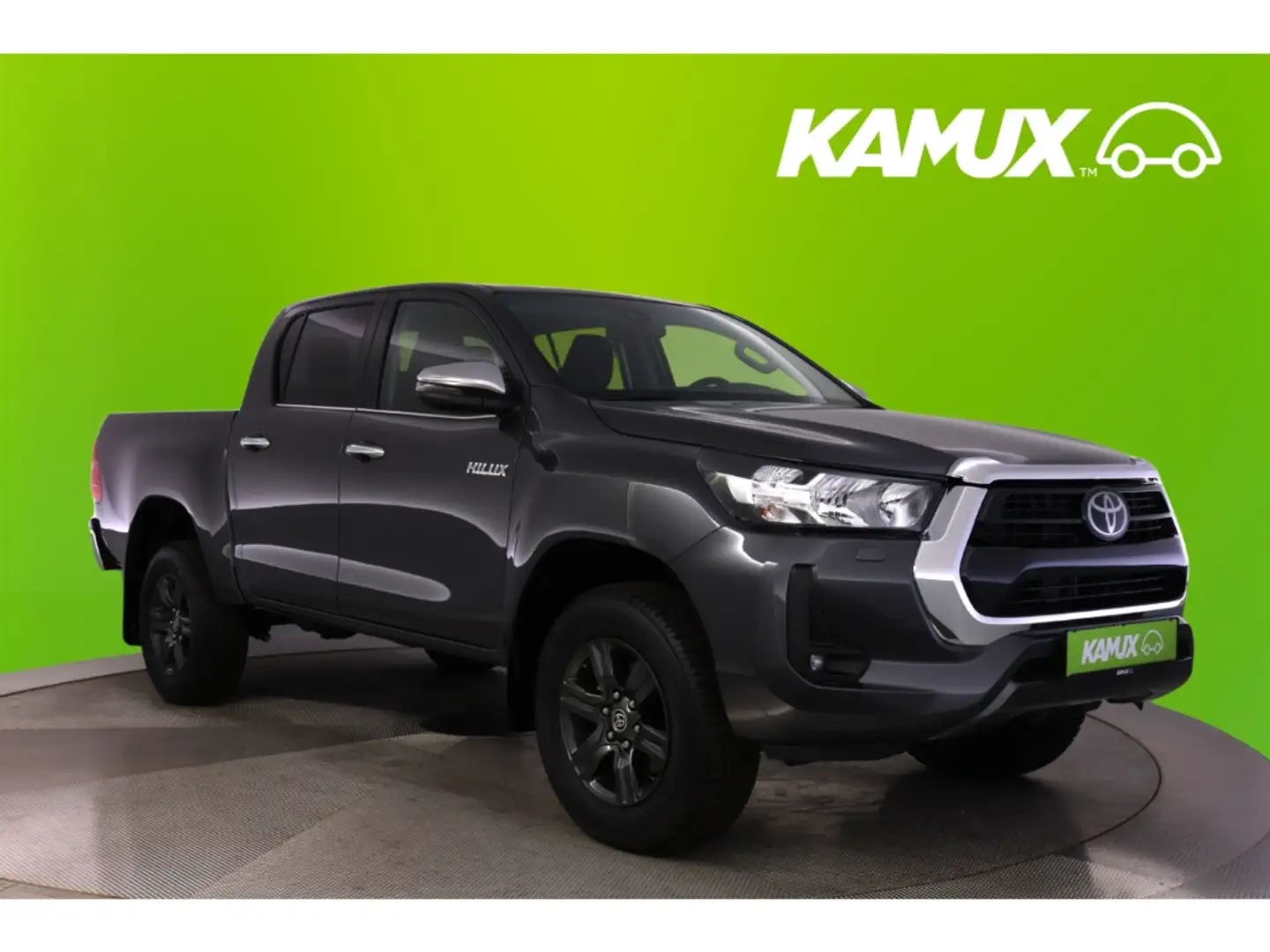 Toyota Hilux 2.4D 4x4 Aut.Double Cab Comfort+NAVI+KAM+SPERRE Gris - 1