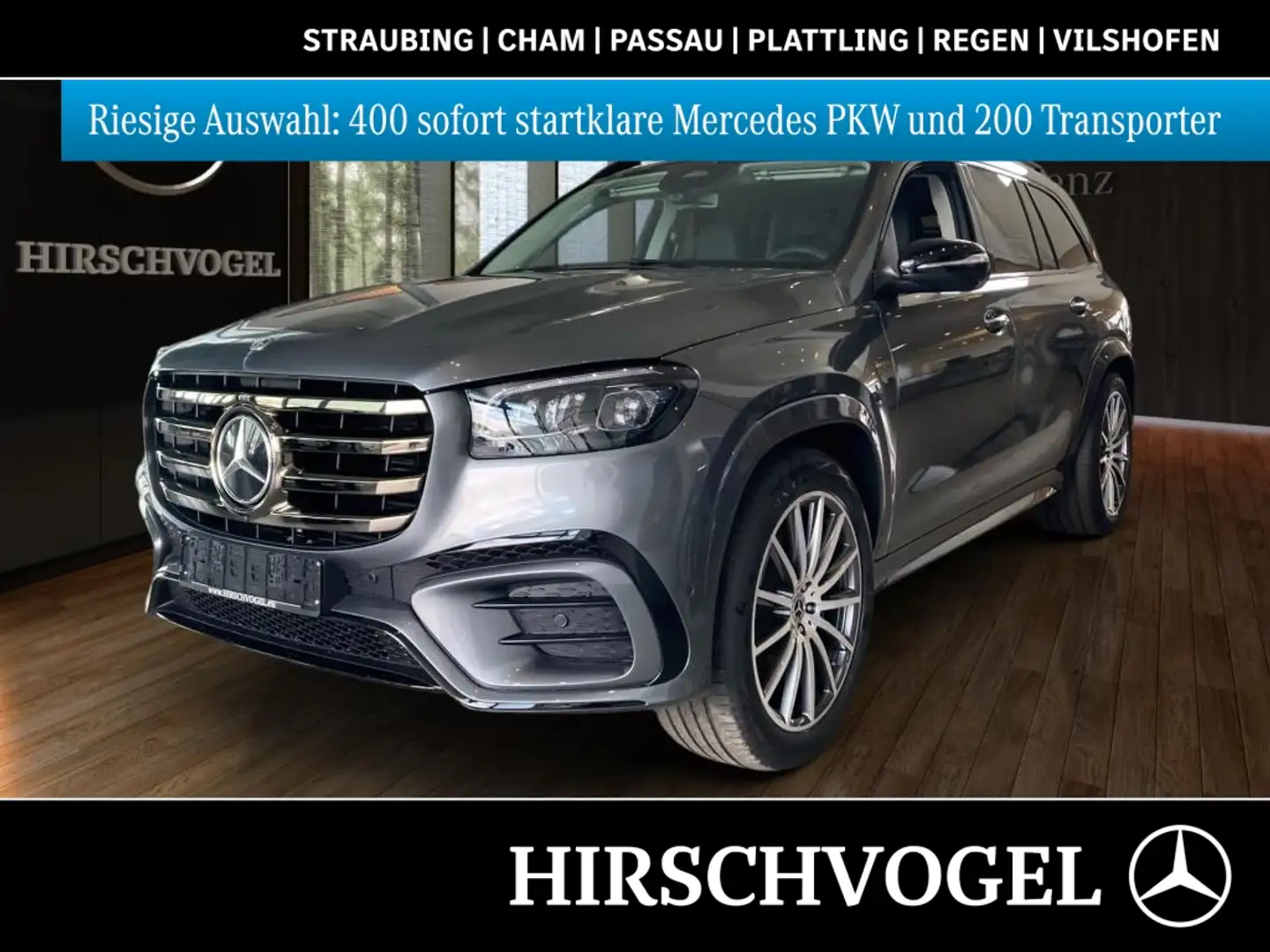 Mercedes-Benz GLS 450 d 4M AMG-Line+AIRMATIC+DISTRON+AHK+Pano Gris - 1