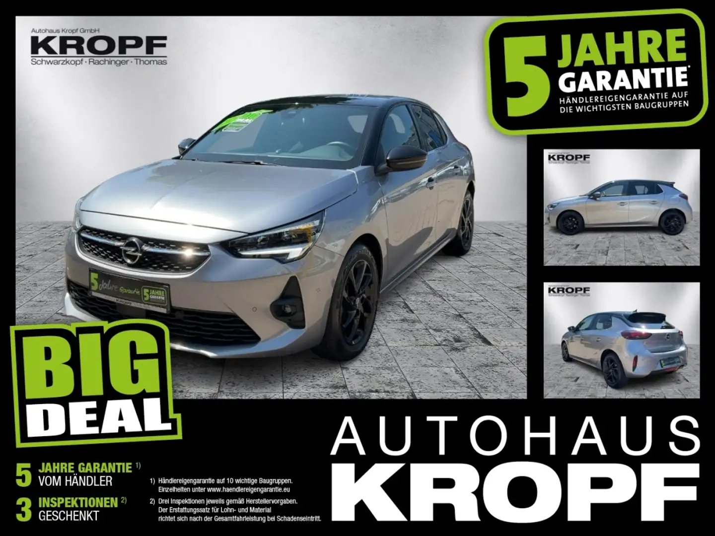 Opel Corsa F 1.2 Turbo **LED PDC V+H SHZ RFK ** Grau - 1
