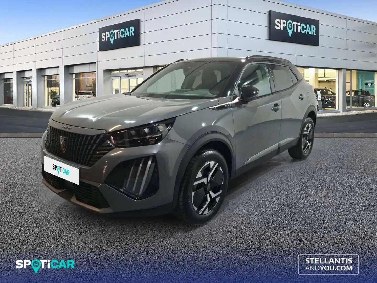 Peugeot 2008 1.2 PureTech S&S GT EAT8 130 Gris - 1