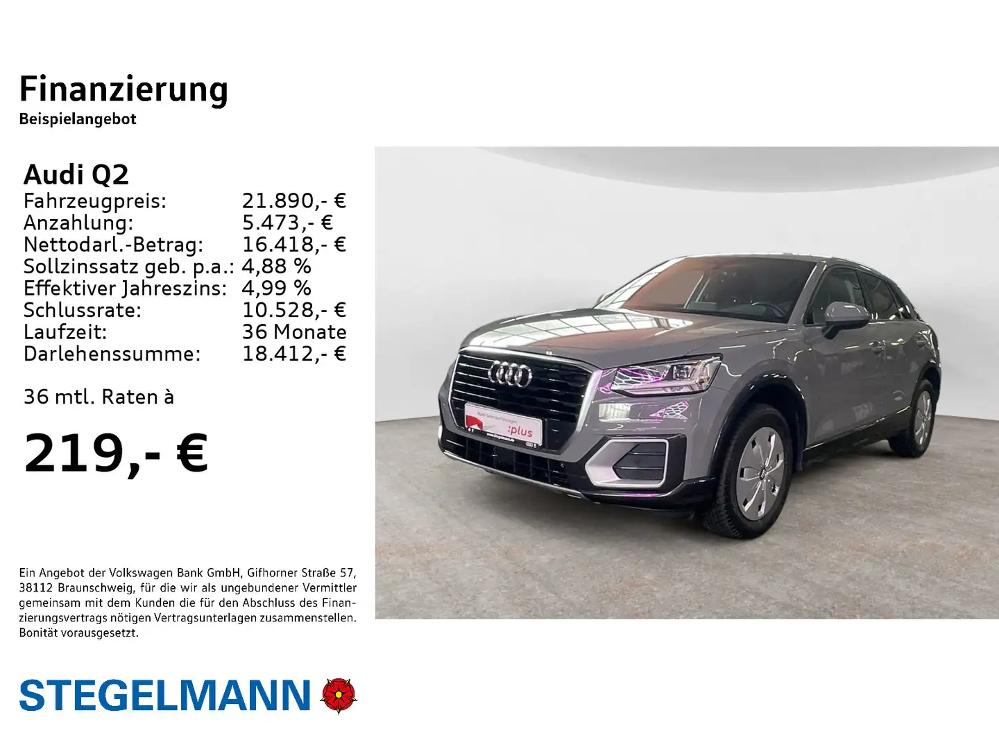 Audi Q2 30 TFSI design *AHK*LED*Navi*Sitzheizung*PDC Gris - 2