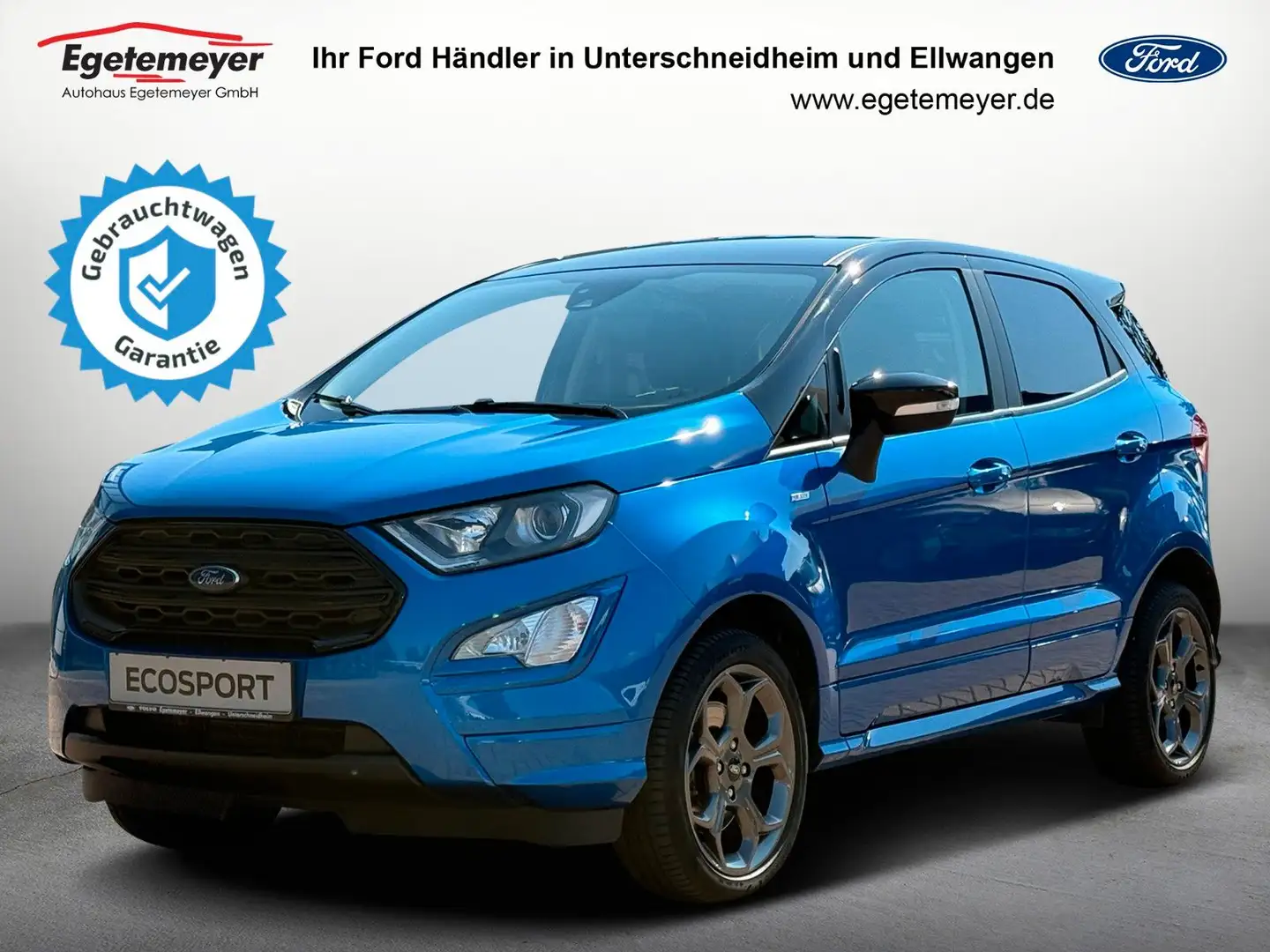 Ford EcoSport ST-Line AUTOMATIK PDC DAB KLIMAAUTO Bleu - 1