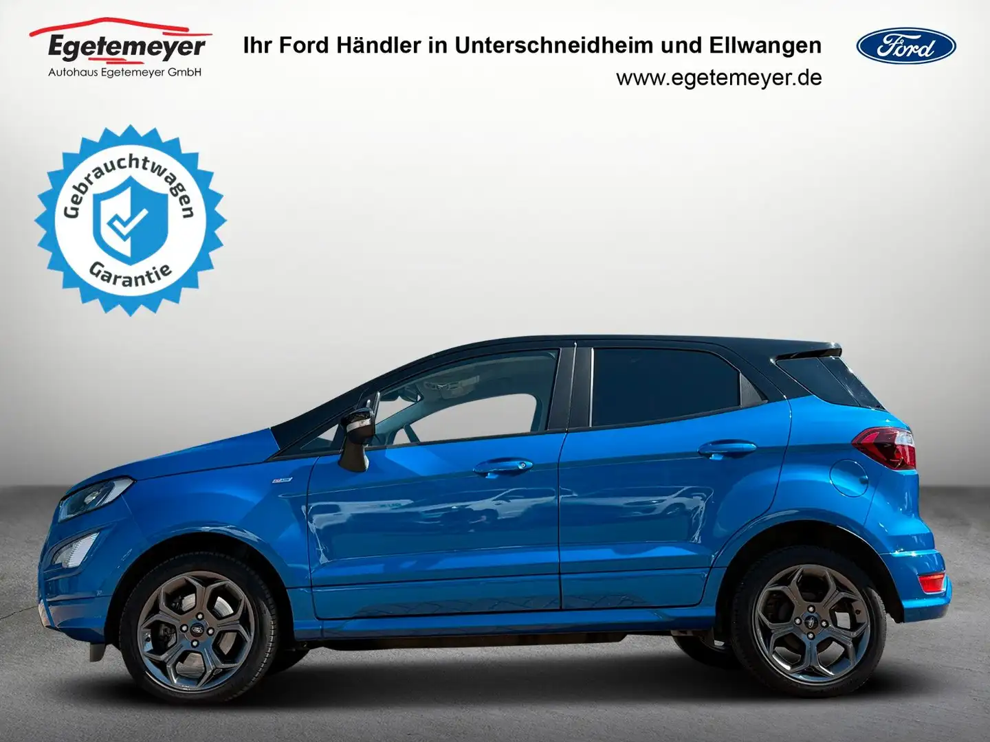 Ford EcoSport ST-Line AUTOMATIK PDC DAB KLIMAAUTO Bleu - 2
