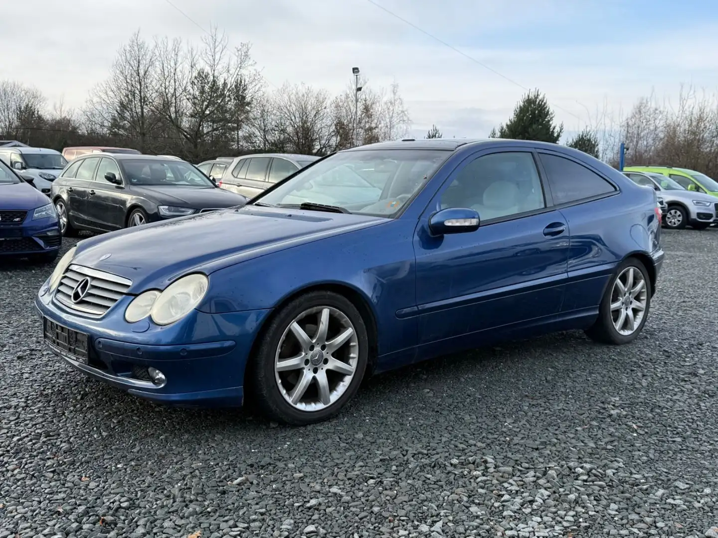 Mercedes-Benz C 200 Kompressor Sportcoupe Bleu - 1