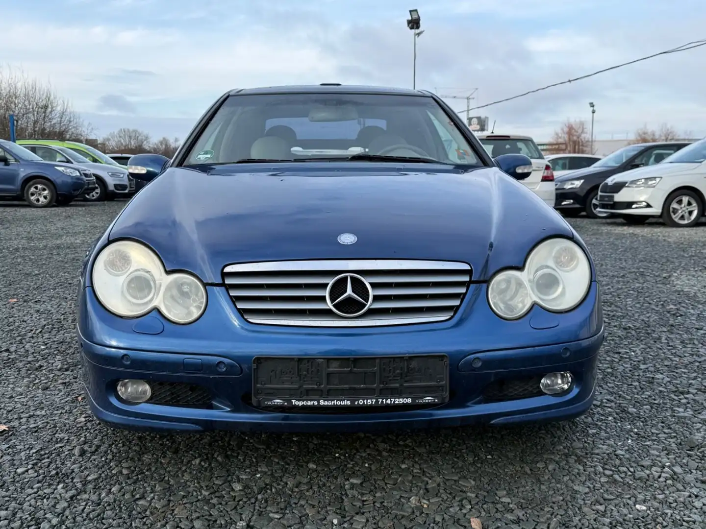 Mercedes-Benz C 200 Kompressor Sportcoupe Bleu - 2