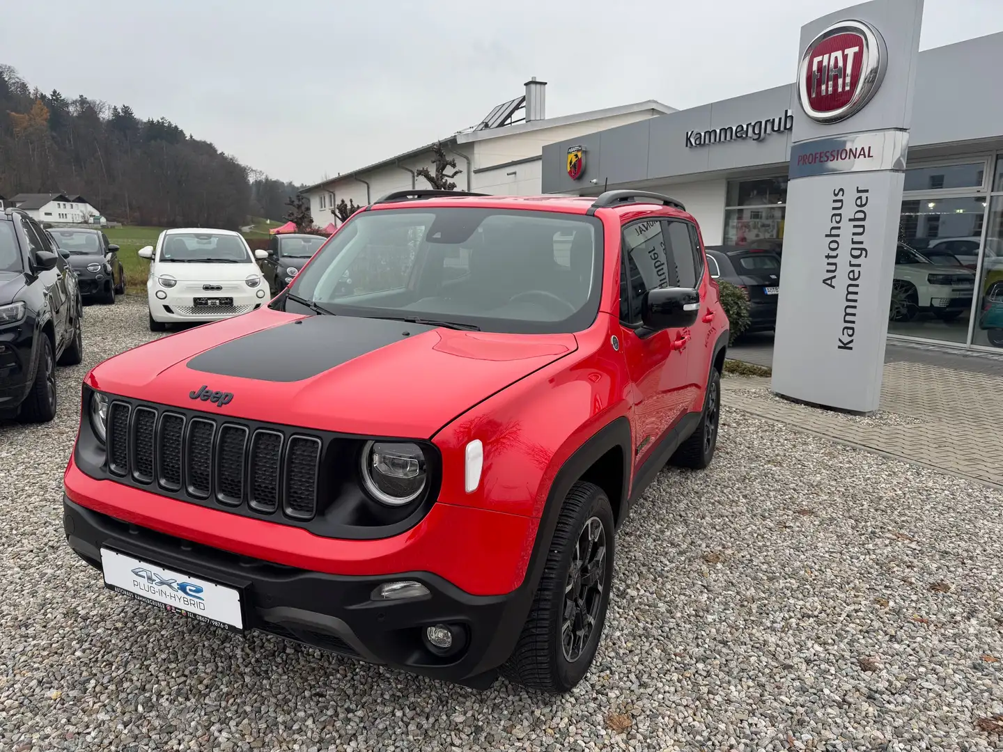 Jeep Renegade Trailhawk Plug-In-Hybrid 4xe Rouge - 1