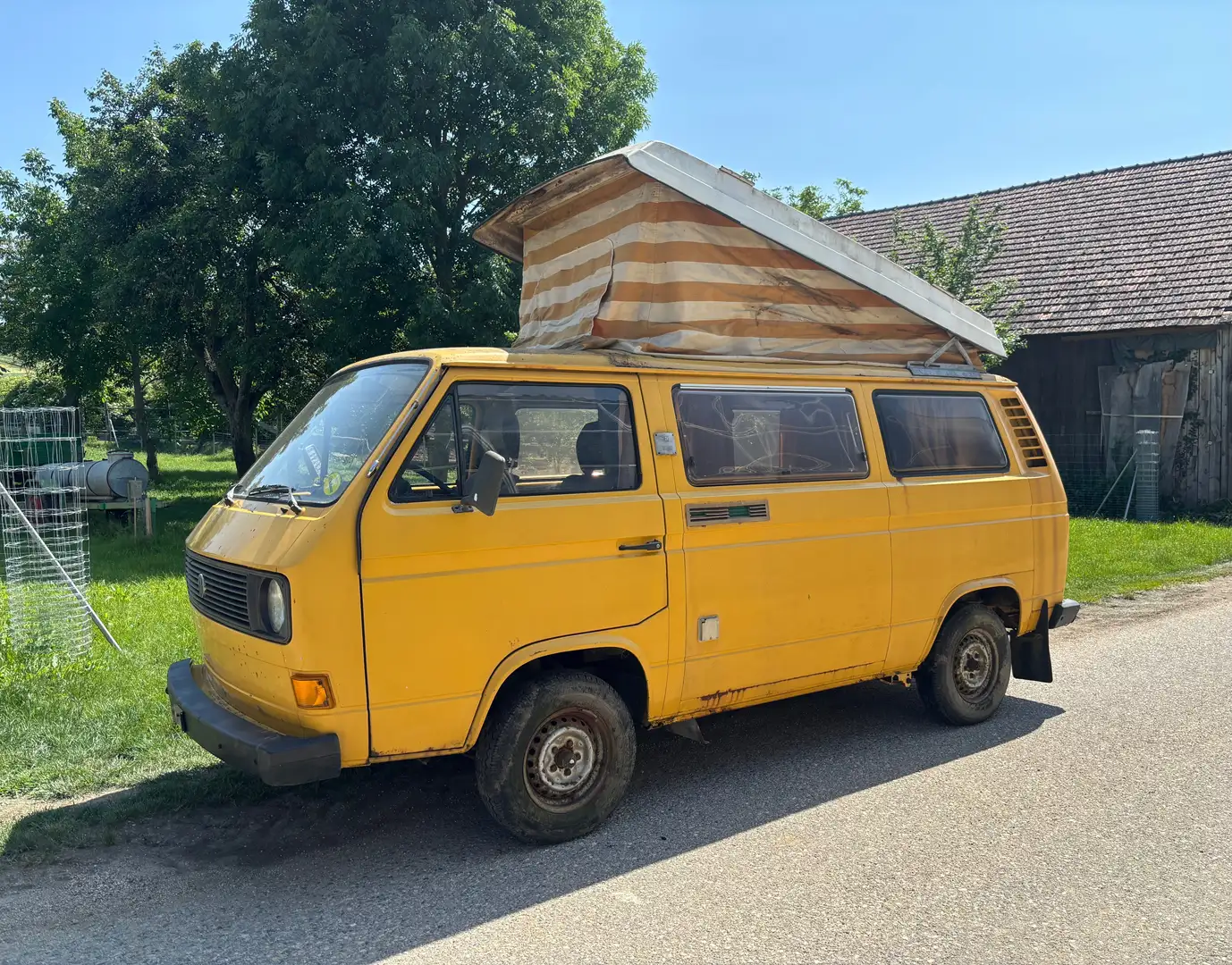 Volkswagen T3 D‘Ieteren Camper (wie Westfalia) Jaune - 1