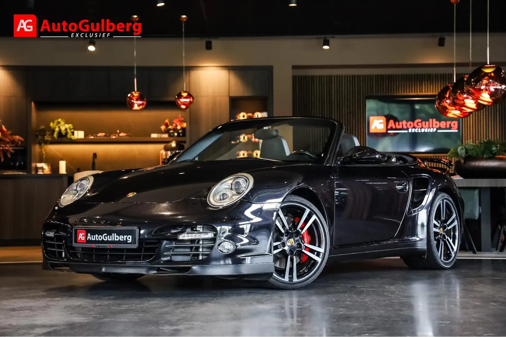 Porsche 997 Cabrio 3.8 Turbo Sportstoelen Adaptive Voll Leder Nero - 1