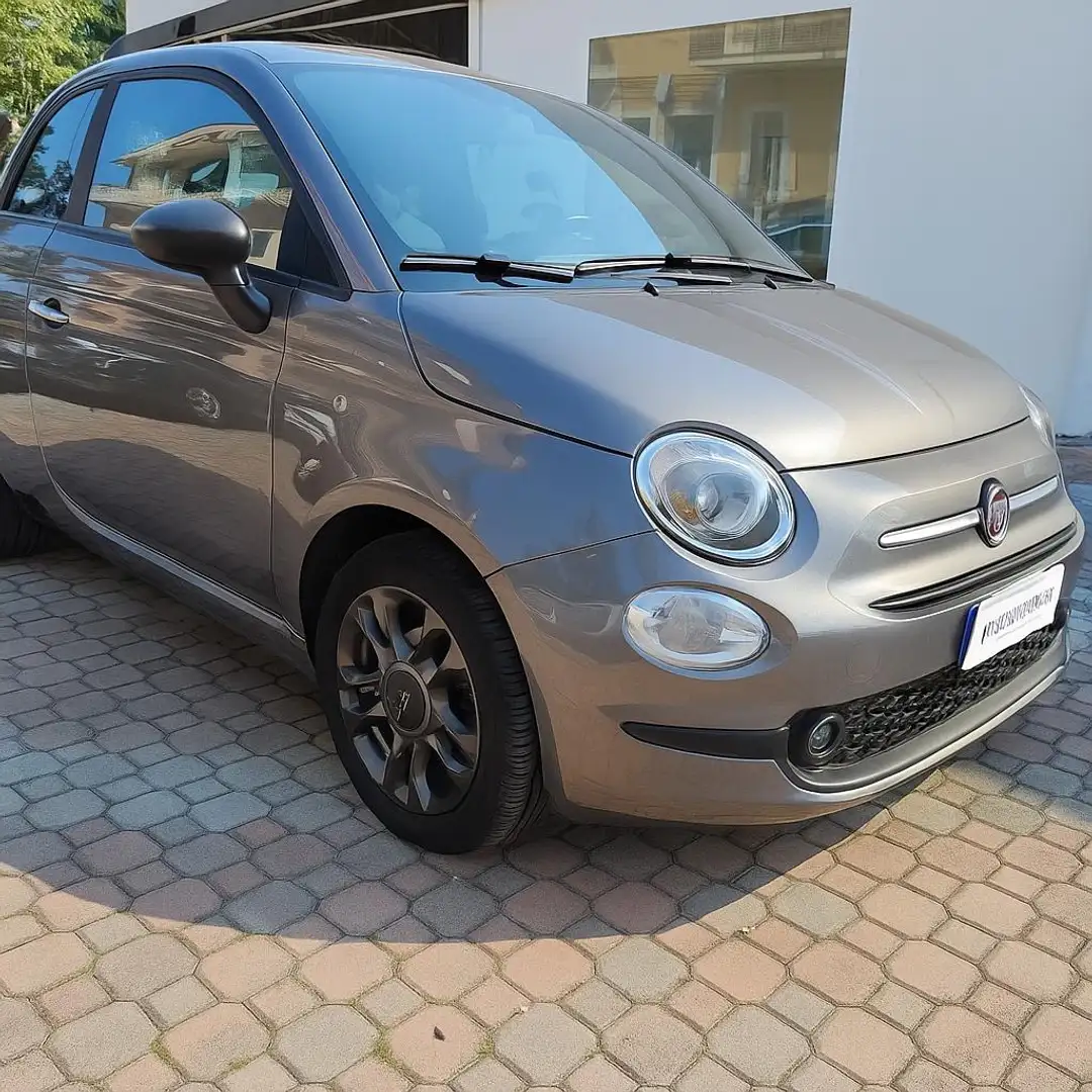 Fiat 500 1.0 Hybrid Gris - 1