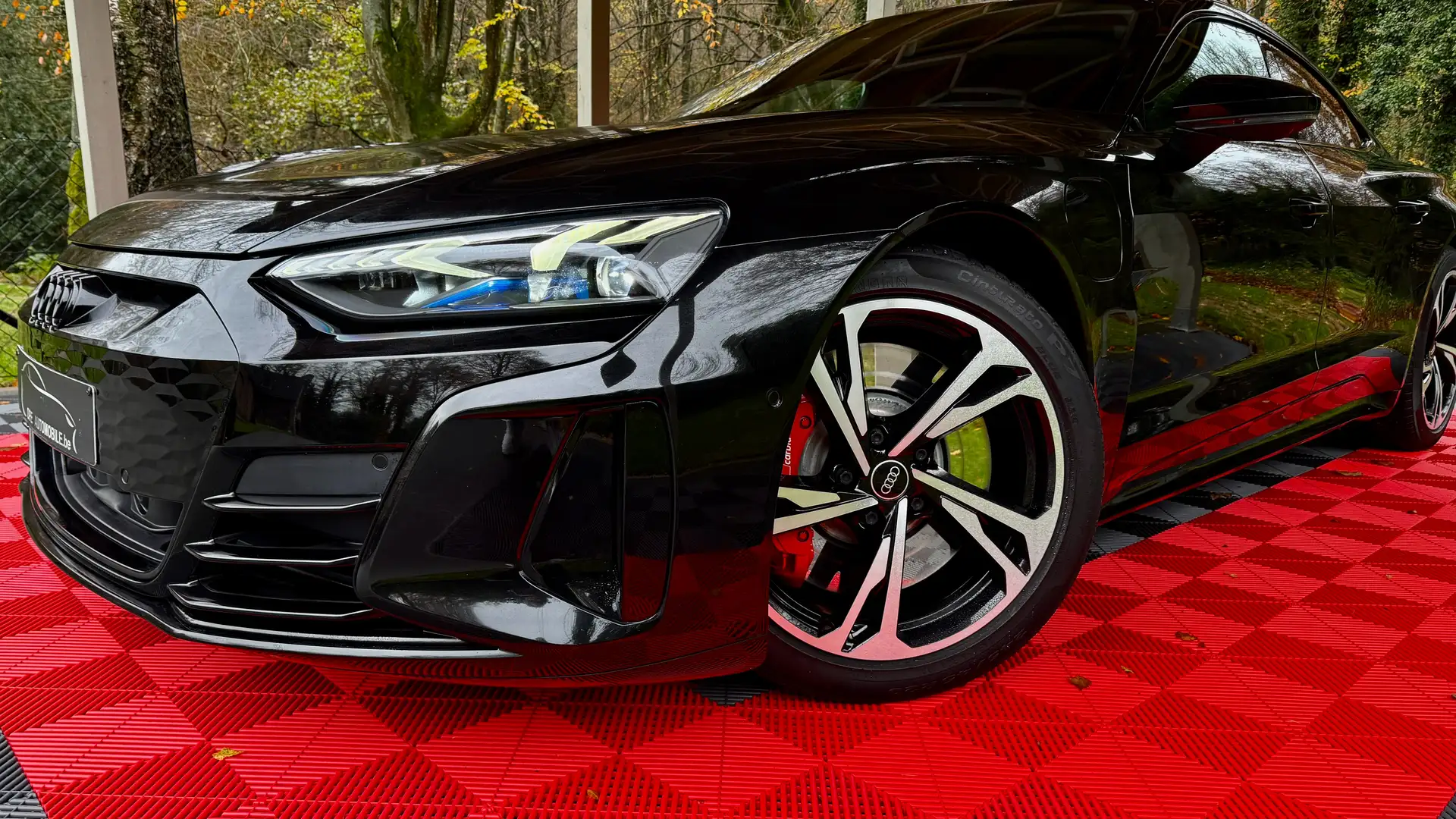 Audi e-tron GT LOOK RS/MEGA FULL/1 BELGIUM/HISTORIY/WARANTI/TVA Schwarz - 1