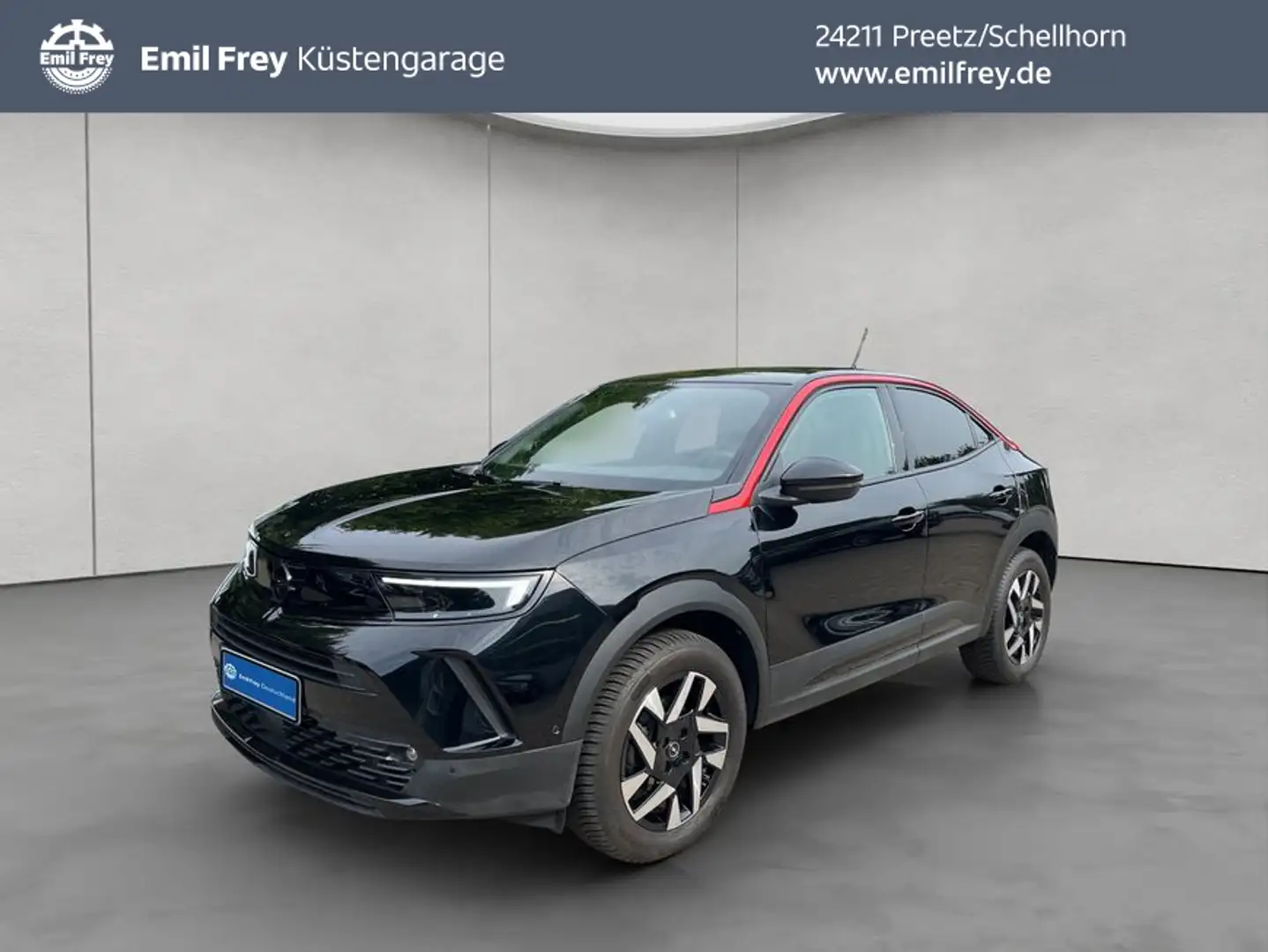 Opel Mokka 1.2 DI Turbo Automatik GS SHZ RFK ACC Zwart - 1