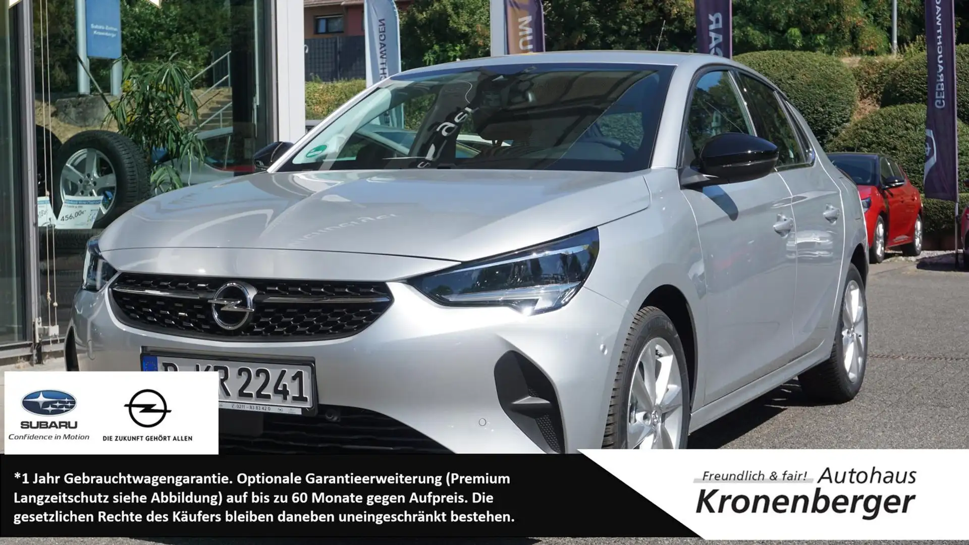 Opel Corsa F 1.2 Elegance Allwetterreifen Silber - 1