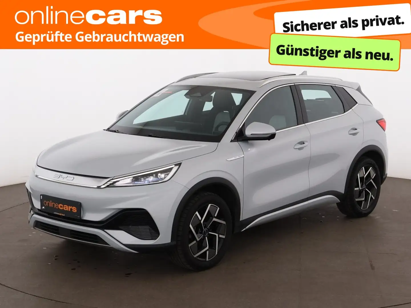 BYD Atto 3 60,5kWh Aut LED 360-CAM SKY RADAR LEDER Grau - 1