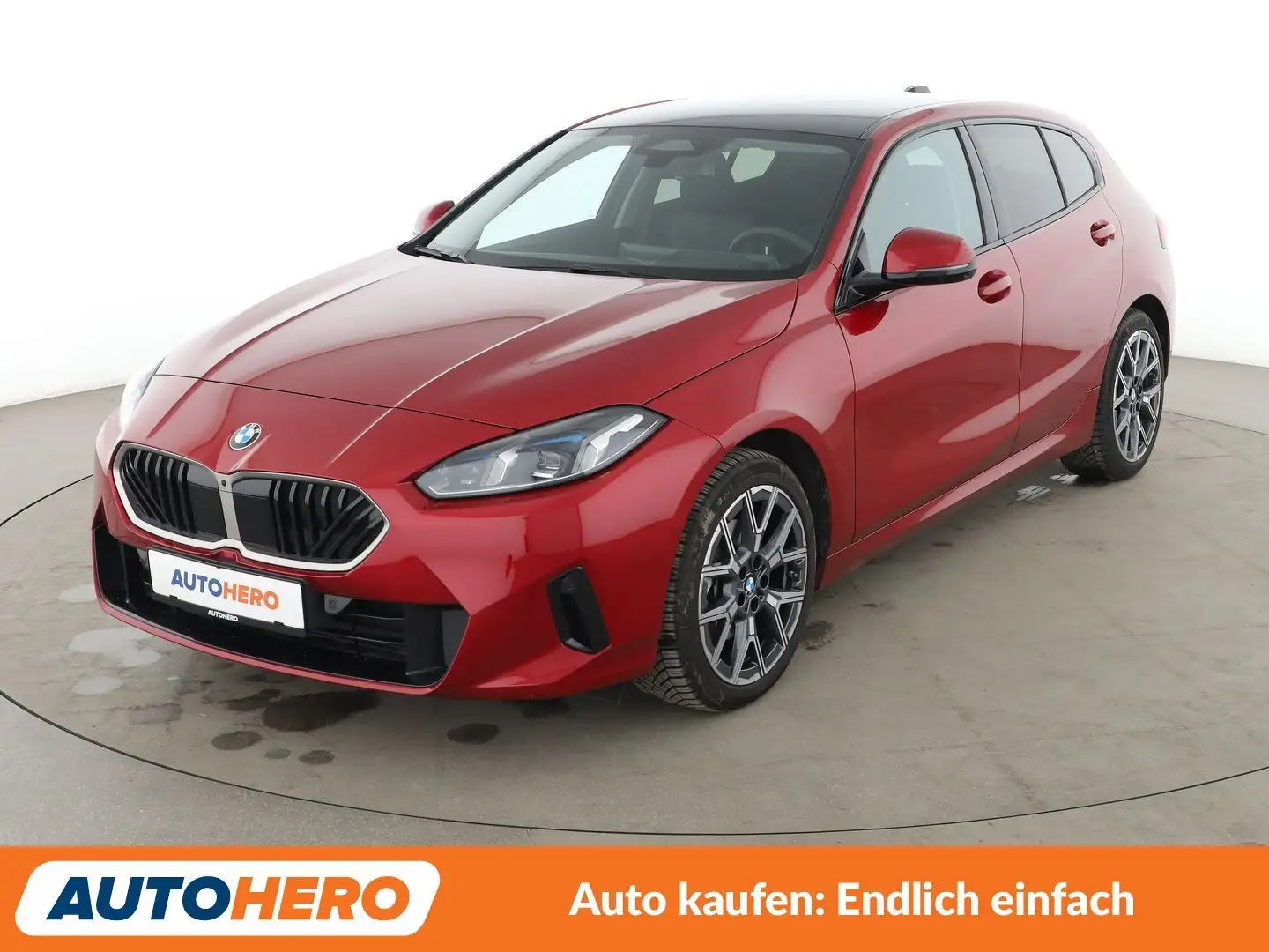 BMW 120 120d Aut.*NAVI*LED*TEMPO*HUD*360° Rouge - 1