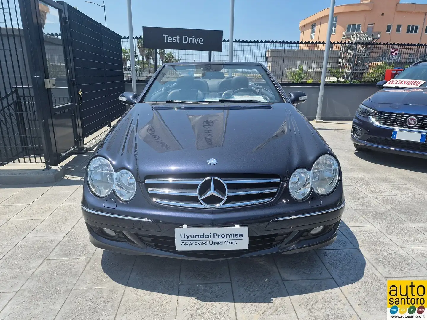 Mercedes-Benz CLK 200 Cabrio k Elegance 184cv Чорний - 2