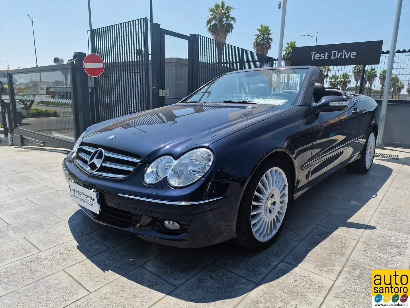 Mercedes-Benz CLK 200 Cabrio k Elegance 184cv Чорний - 1