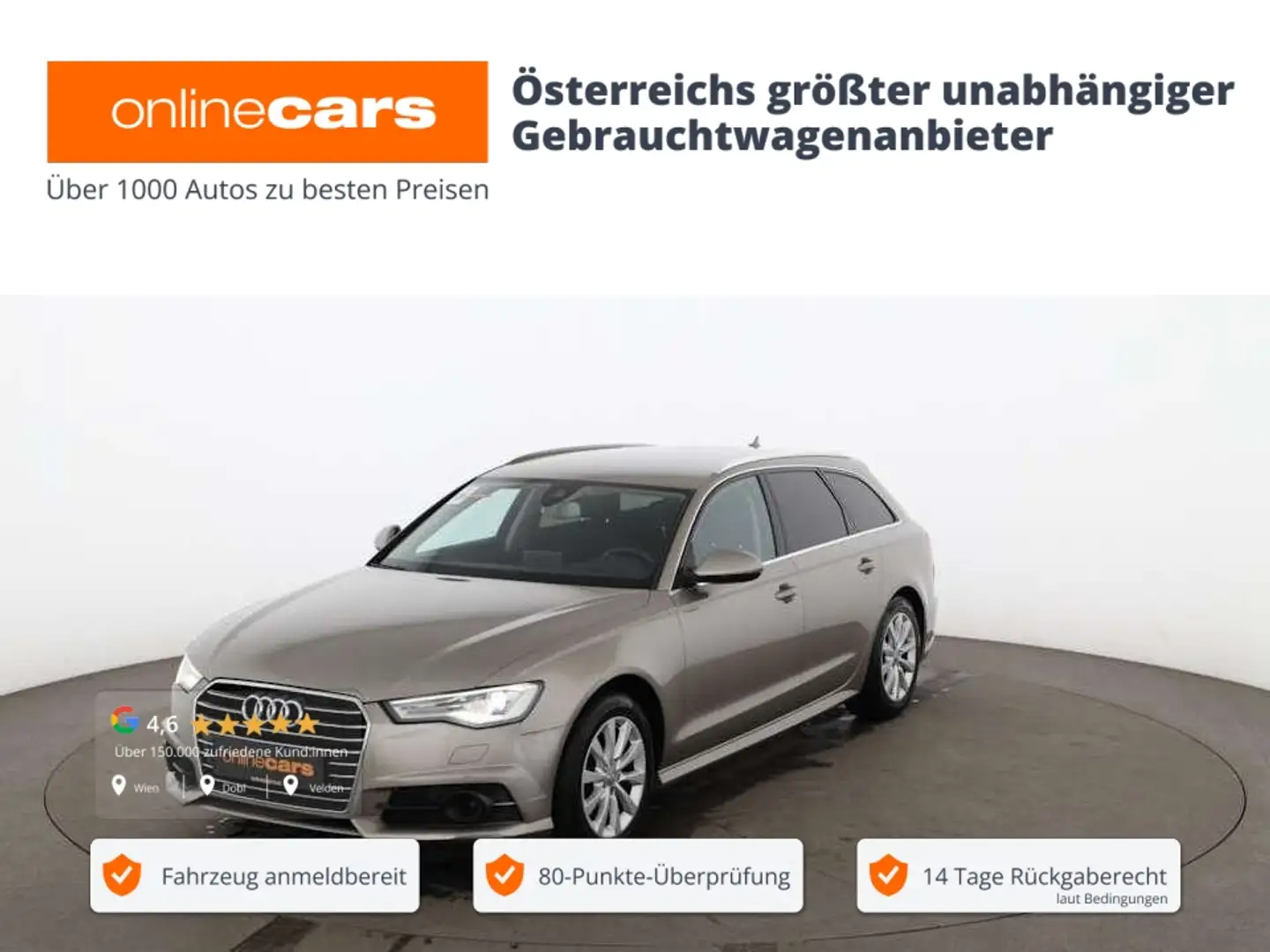 Audi A6 2.0 TDI Avant ultra Aut XENON STANDHZG HEAD-UP Beige - 1