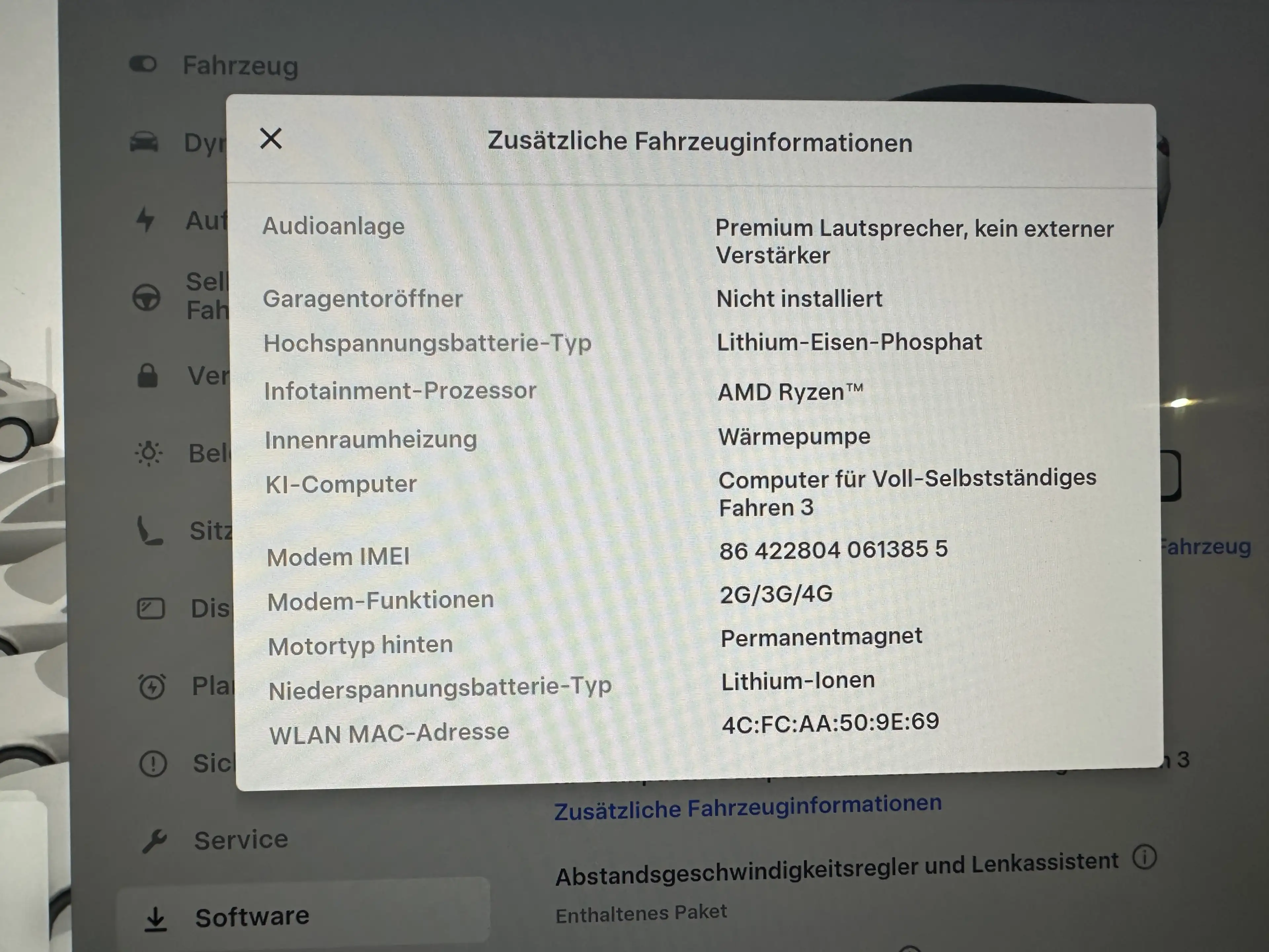 Tesla Model 3 Basis RWD AMD Ryzen Wärmepumpe Subwoofer — photo 8