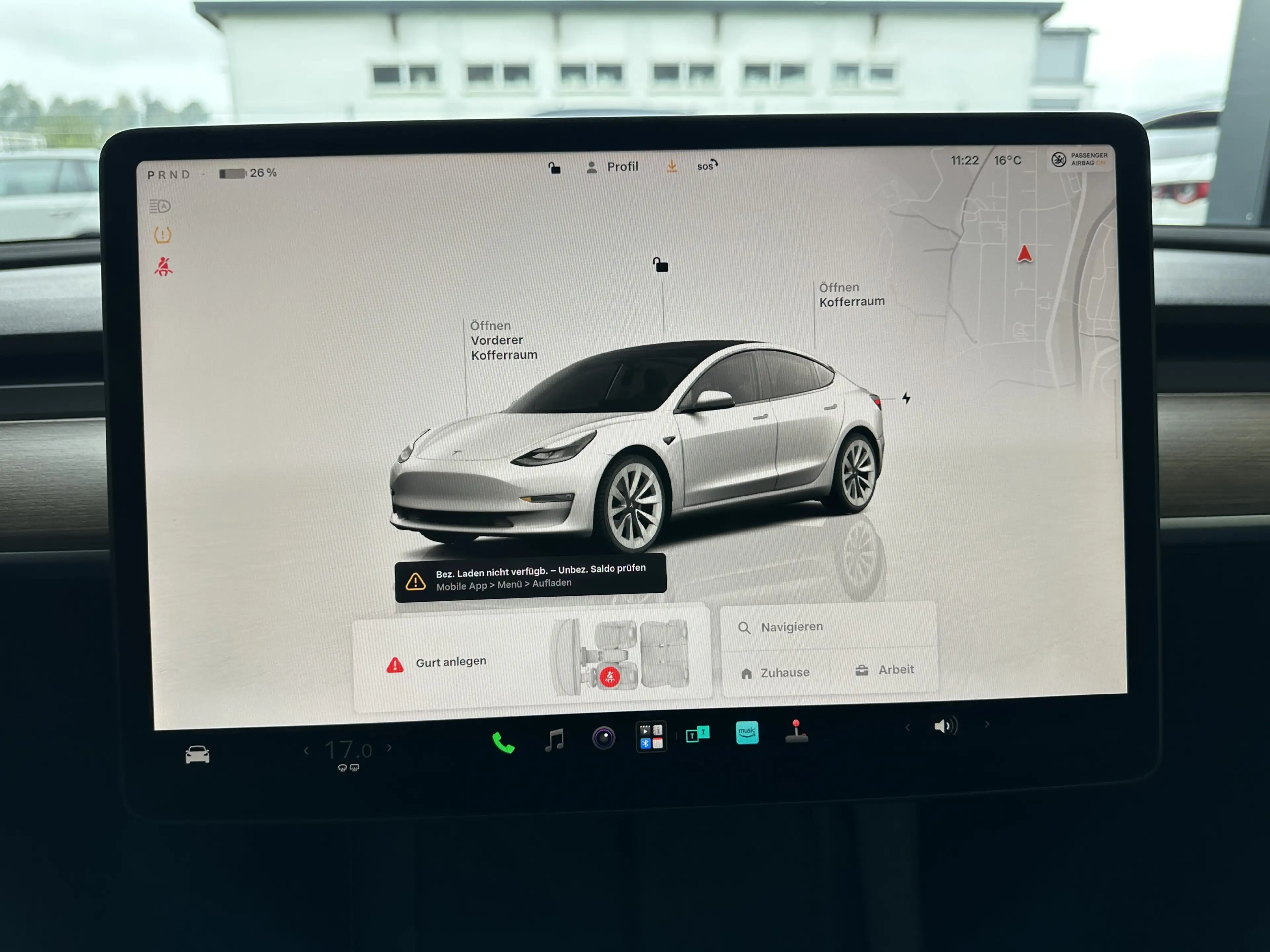 Tesla Model 3 Basis RWD AMD Ryzen Wärmepumpe Subwoofer — photo 10