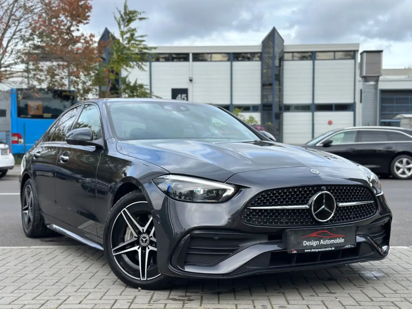 Mercedes-Benz C 300 d AMG Limousine*360/MEMORY/AHK/TOTWINK/SPUR Gris - 1