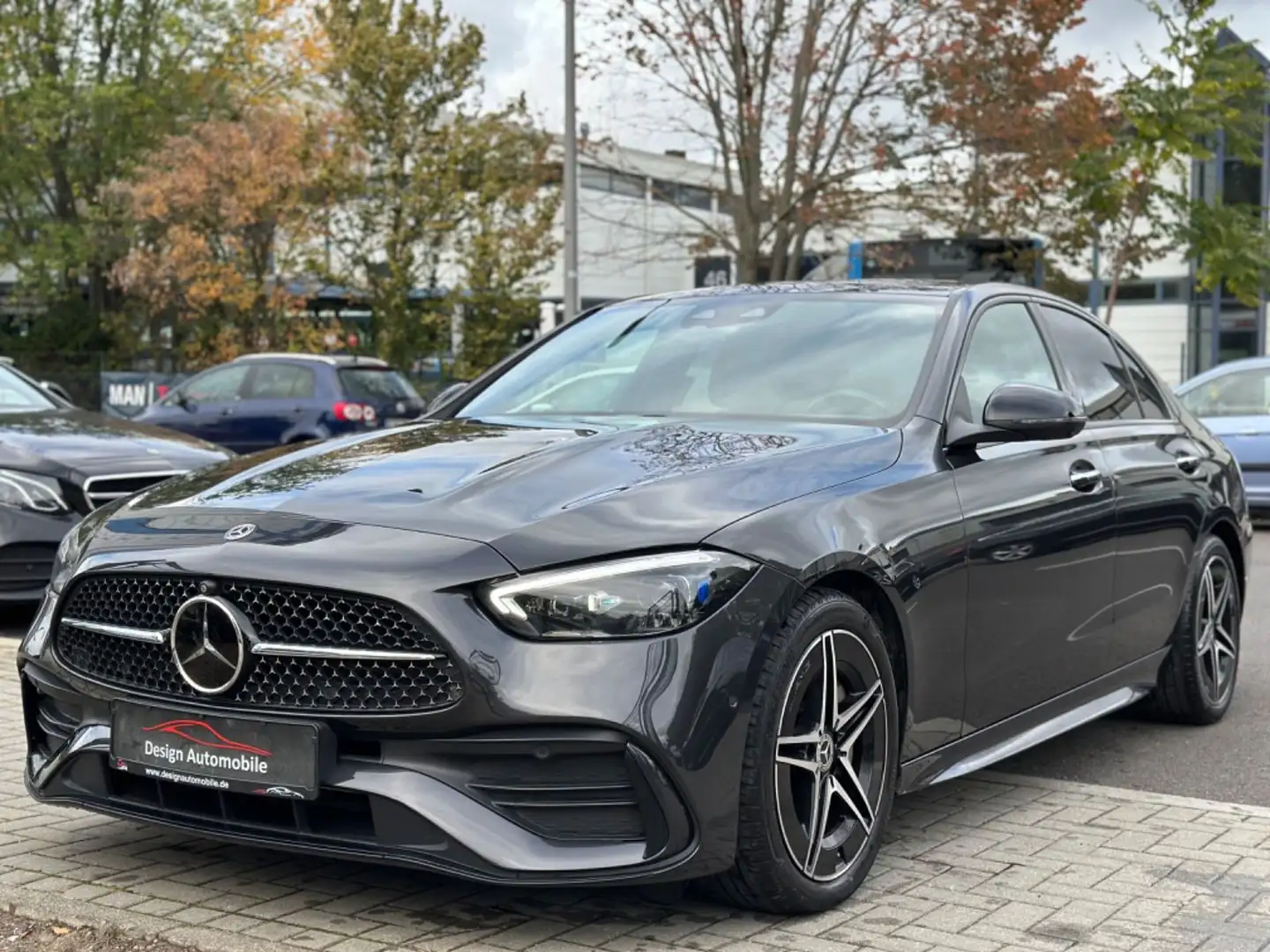 Mercedes-Benz C 300 d AMG Limousine*360/MEMORY/AHK/TOTWINK/SPUR Gris - 2