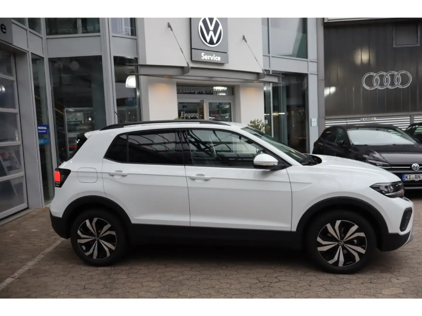 Volkswagen T-Cross 85 kW 1.0 TSI Life AHK RFK Sitzhzg. Side Assist Blanc - 2