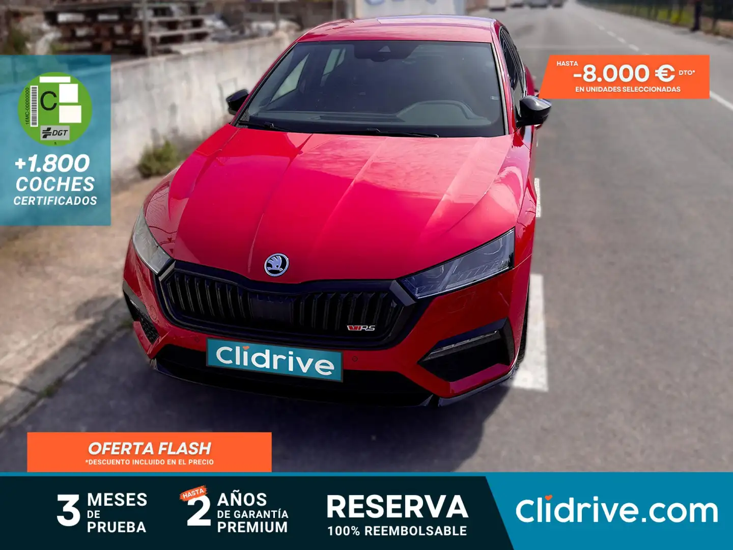 Skoda Octavia 2.0 TSI RS DSG Rojo - 1