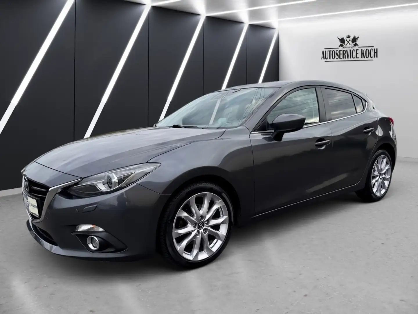 Mazda 3 Lim. Sports-Line Finanzierung Garantie Grau - 1