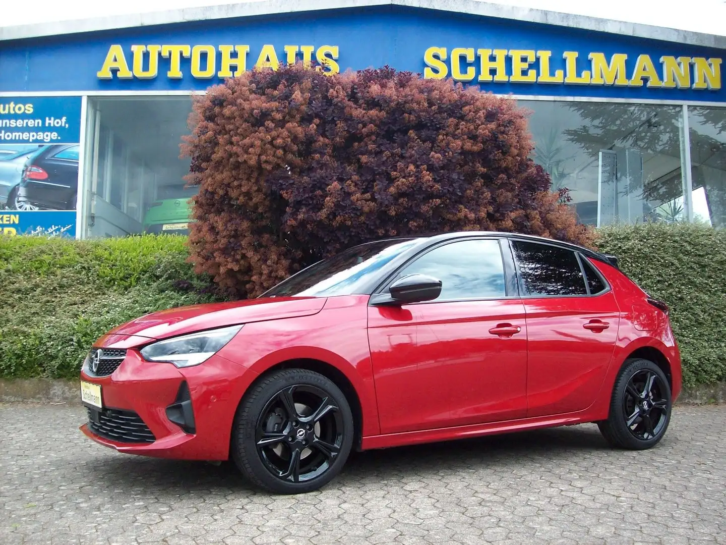 Opel Corsa F 1.2T GS LED PDC+Kam SHZ Navi Automatik Rot - 1