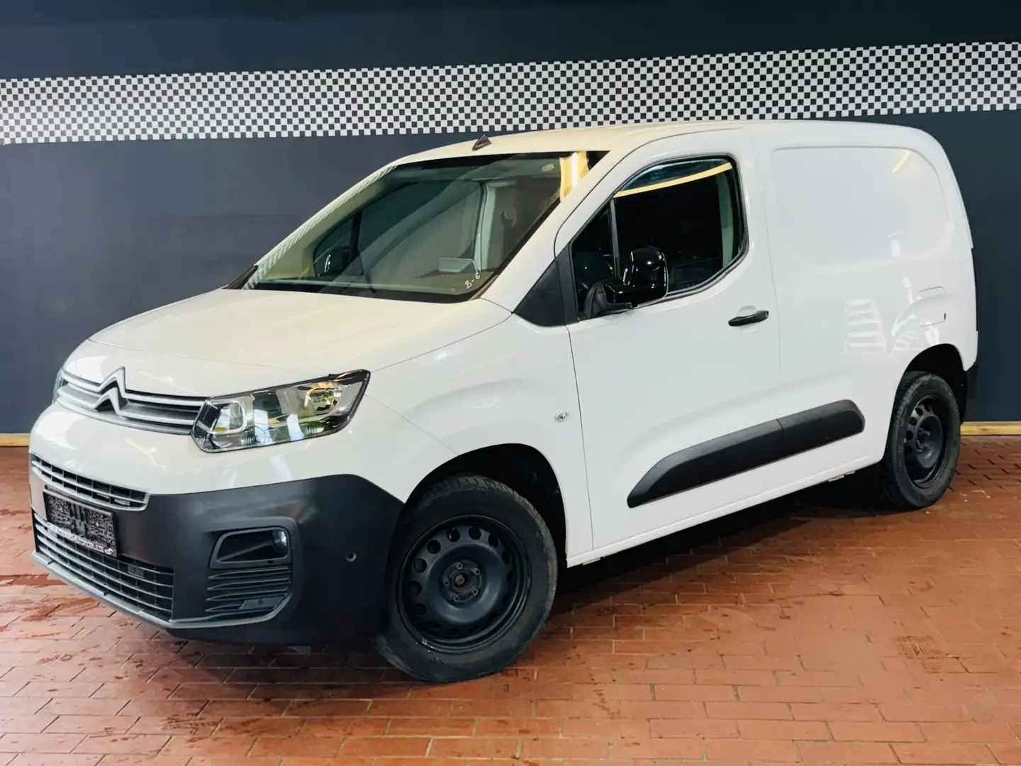 Citroen Berlingo Kasten 3 Sitze Kamera Finanzierung Weiß - 2