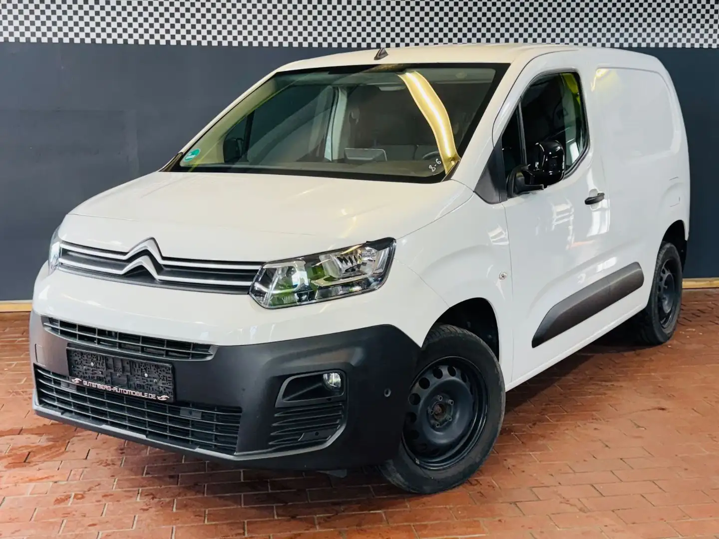 Citroen Berlingo Kasten 3 Sitze Kamera Finanzierung Weiß - 1