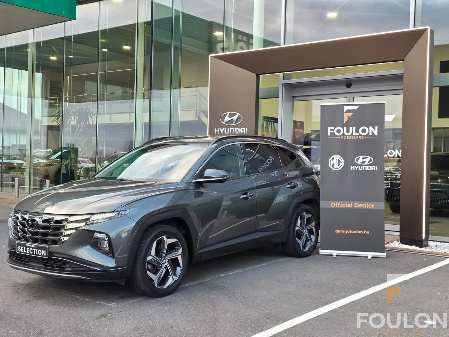 Hyundai TUCSON T-GDi Shine HEV 6AT Hybride 230 Pk Gris - 1