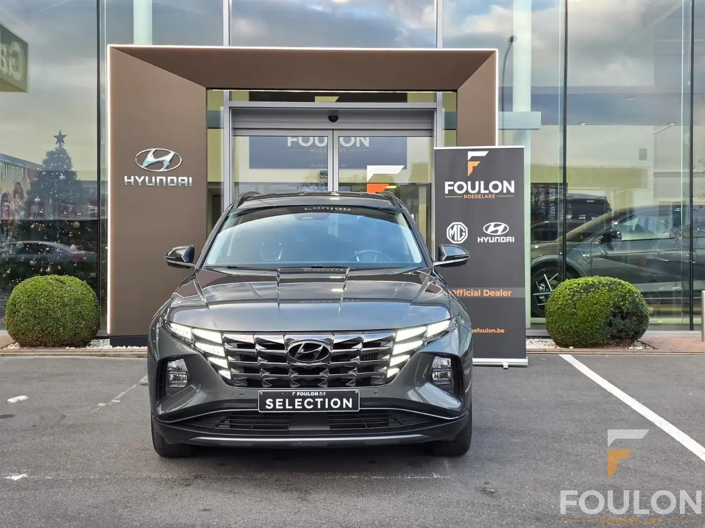 Hyundai TUCSON T-GDi Shine HEV 6AT Hybride 230 Pk Gris - 2