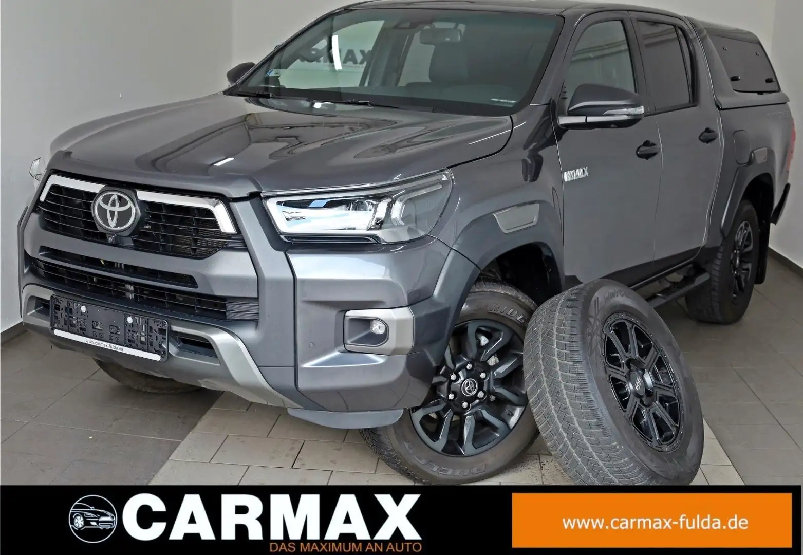 Toyota Hilux 2.8 D-4D Invincible,HardTOP,8xAluräder,AHK Gris - 1