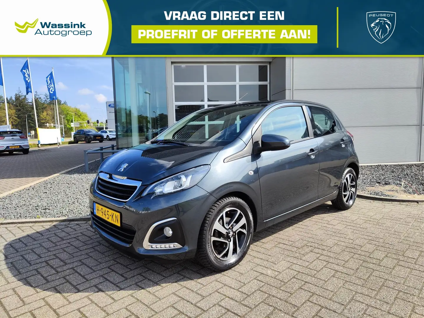 Peugeot 108 1.0 e-VTi 72pk 5D Allure | Camera | Apple Carplay Gris - 1