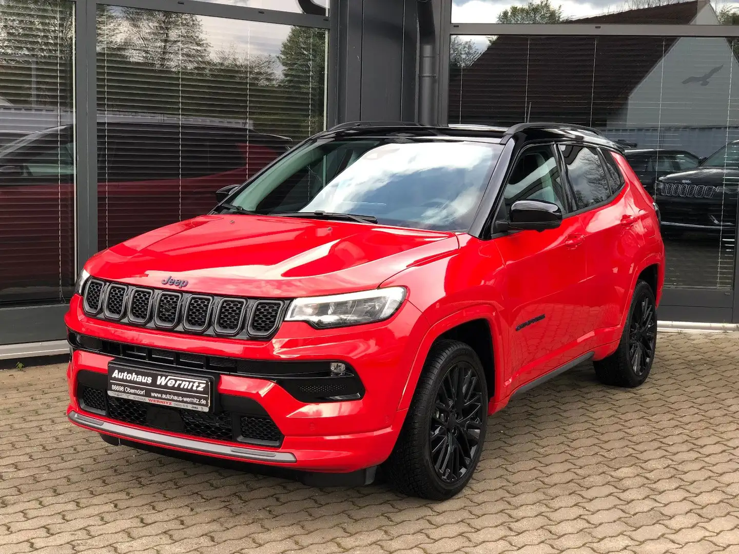 Jeep Compass PHEV S 4WD *LEDER*PANO*AHK* Rot - 1