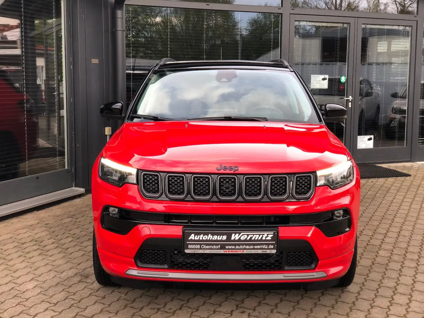 Jeep Compass PHEV S 4WD *LEDER*PANO*AHK* Rot - 2