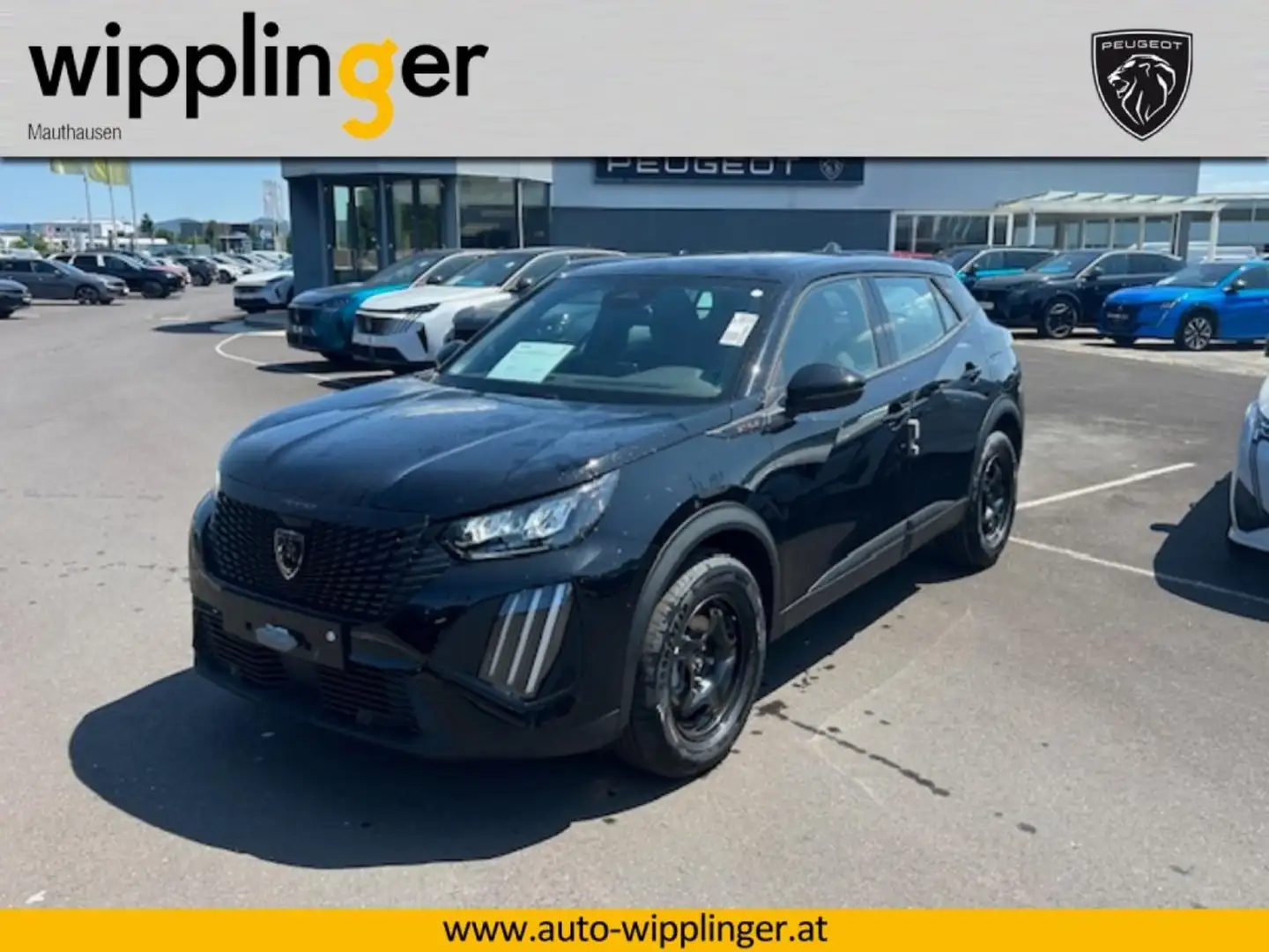 Peugeot 2008 Style PT 100PS Benzin MT6 LP € 28.442,- Schwarz - 1