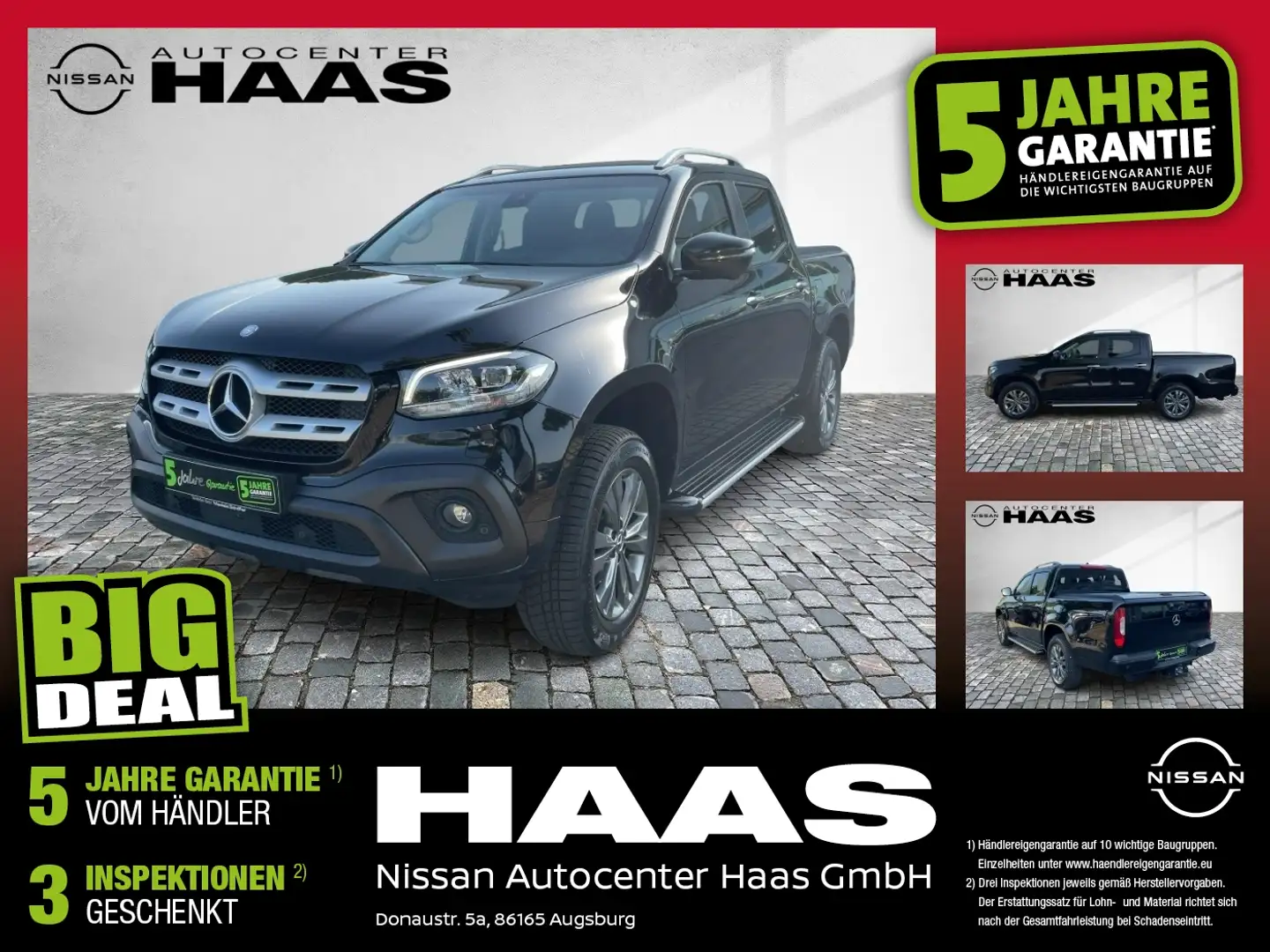 Mercedes-Benz X 250 d 4Matic Progressive *Top ZUSTAND* Zwart - 1