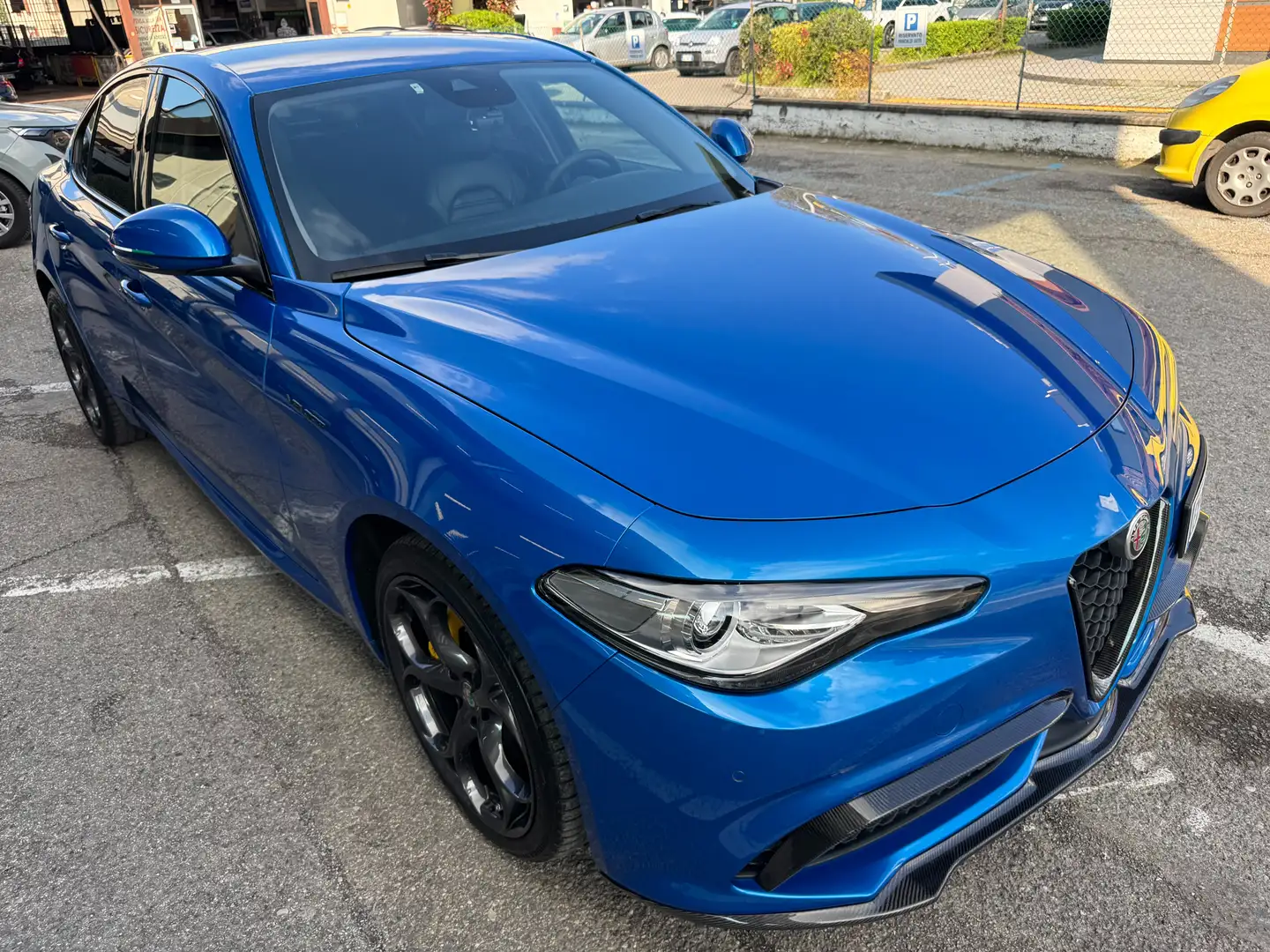 Alfa Romeo Giulia 2.2 t Veloce Q4 210cv awd auto my19,UNICO PROP,PEL Blu/Azzurro - 2