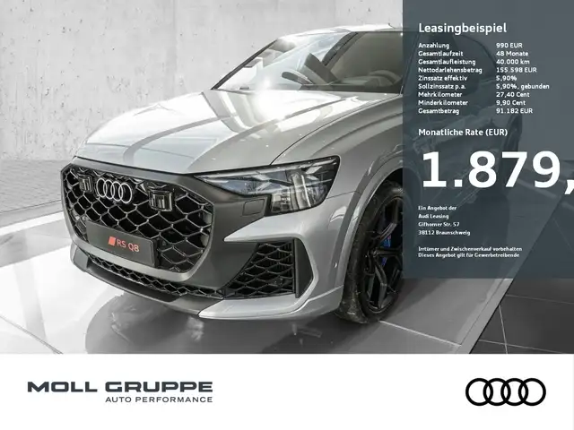 Audi RS Q8 SUV performance 471 kW tiptronic
