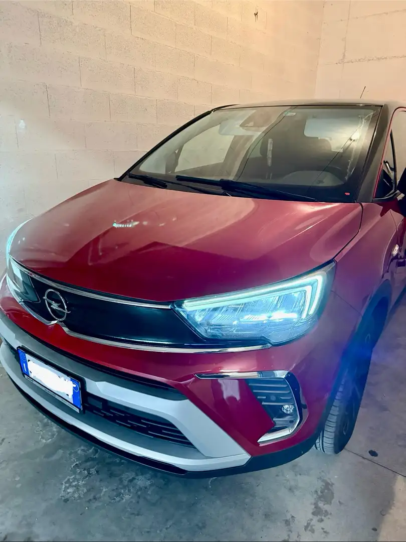 Opel Crossland X 1.2 Advance 83cv my18.5 Rosso - 1