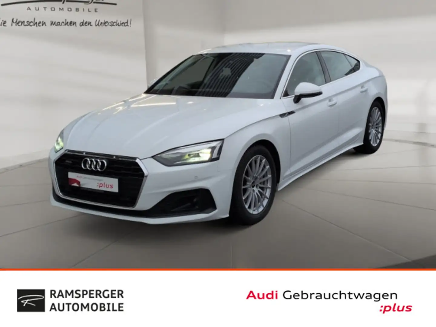 Audi A5 50 TDI quattro HuD Kamera AHK Weiß - 1