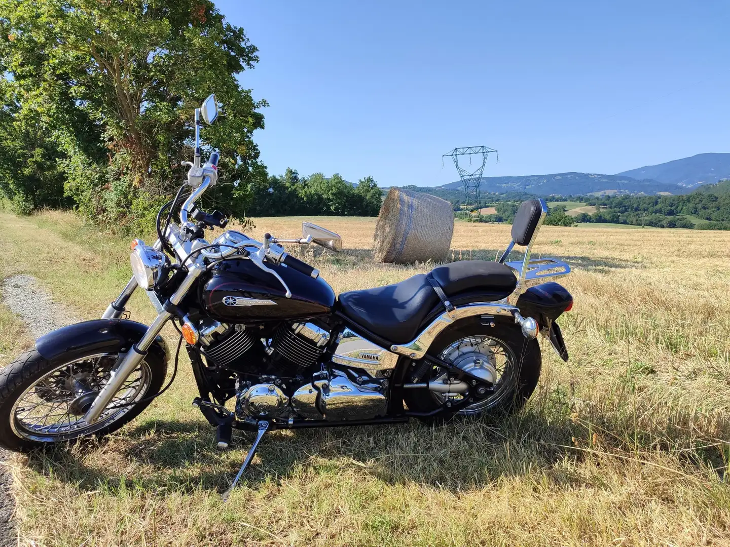Yamaha XVS 650 Negro - 1