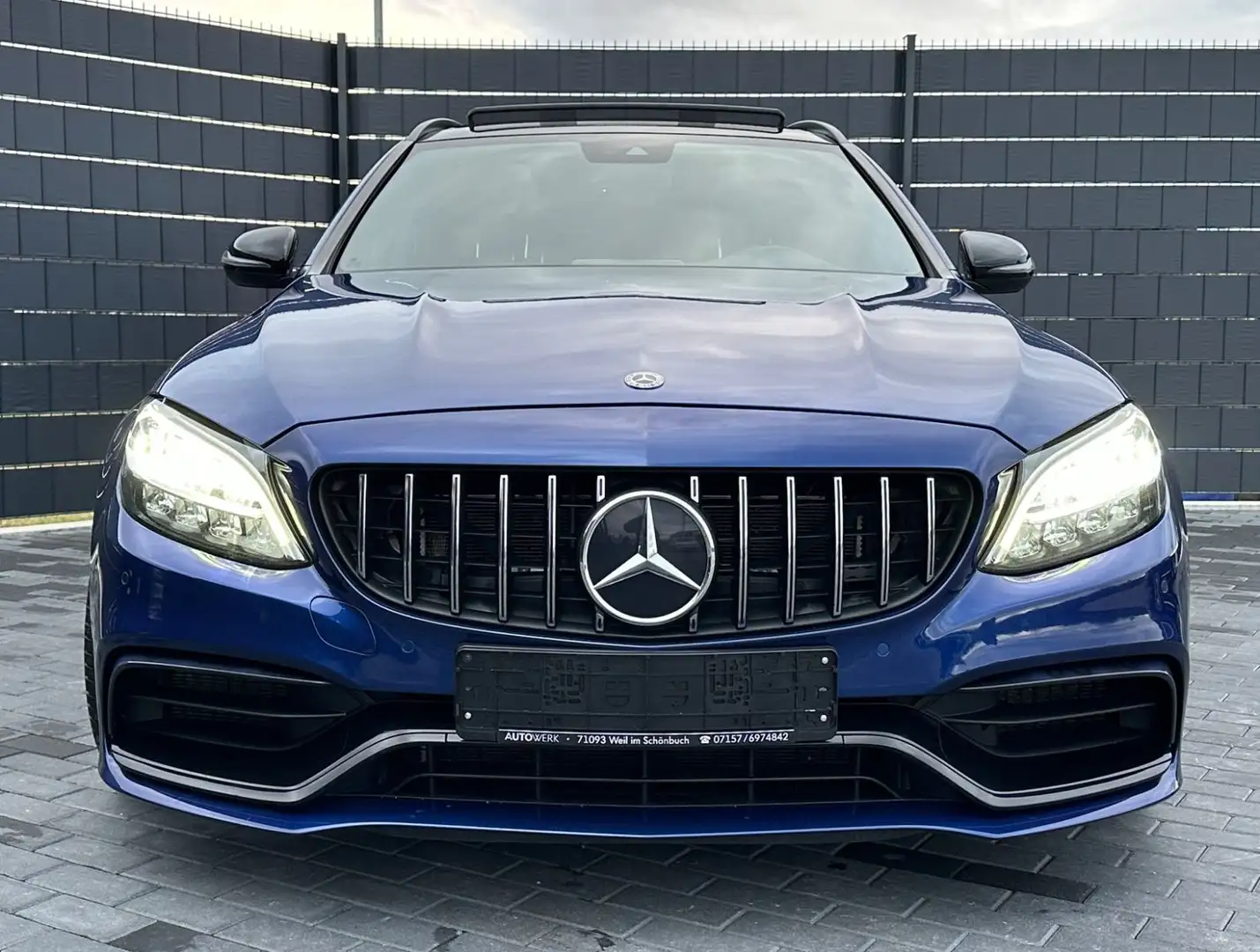 Mercedes-Benz C 63 AMG C 63 S AMG T*9G*PANO*CAM*NIGHT*MBUX*LEDER*BURM* Niebieski - 2
