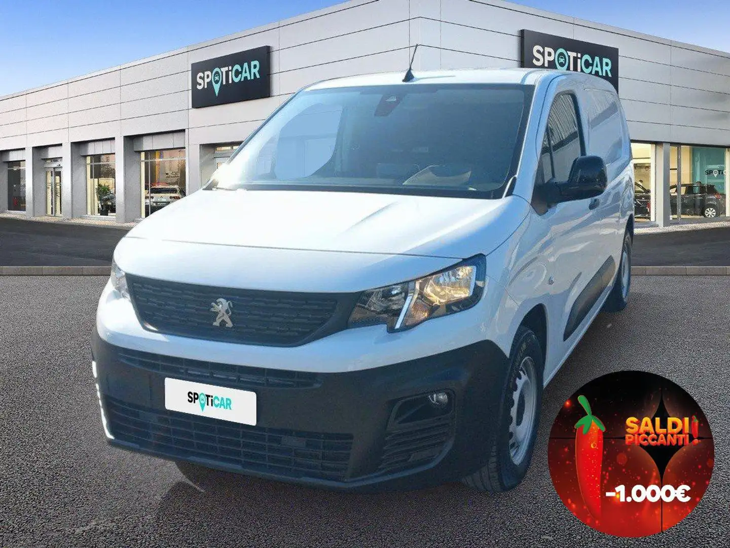 Peugeot Partner 50kwH 136cv L2 Premium Bianco - 1