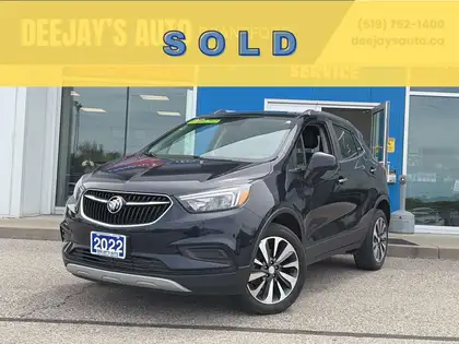 Black 2022 Buick Encore SUV / Crossover All-Wheel Drive Automatic