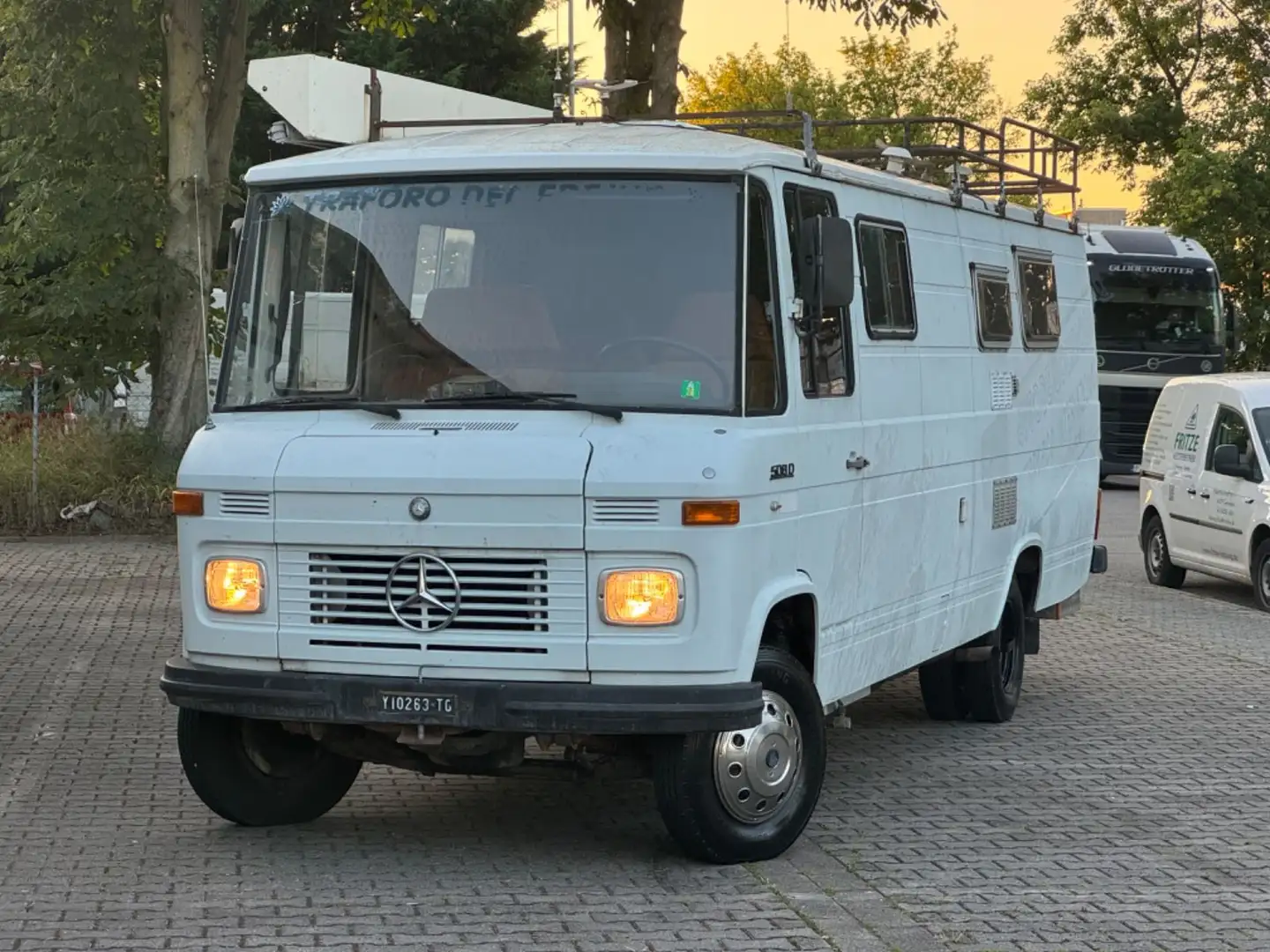 Mercedes-Benz DÜDO L 508 D 90TKM WOHNMOBIL Blanc - 1