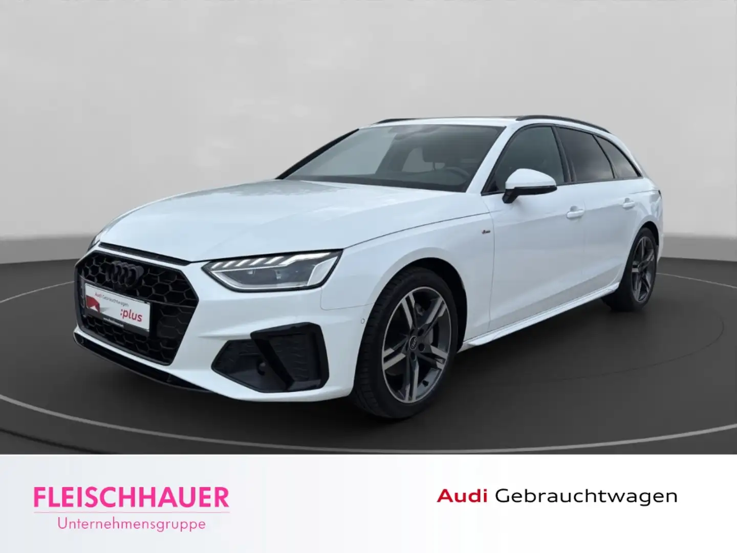 Audi A4 Avant 40 TFSI S line Navi+LED+AHK+360°+ACC+App-con Weiß - 1